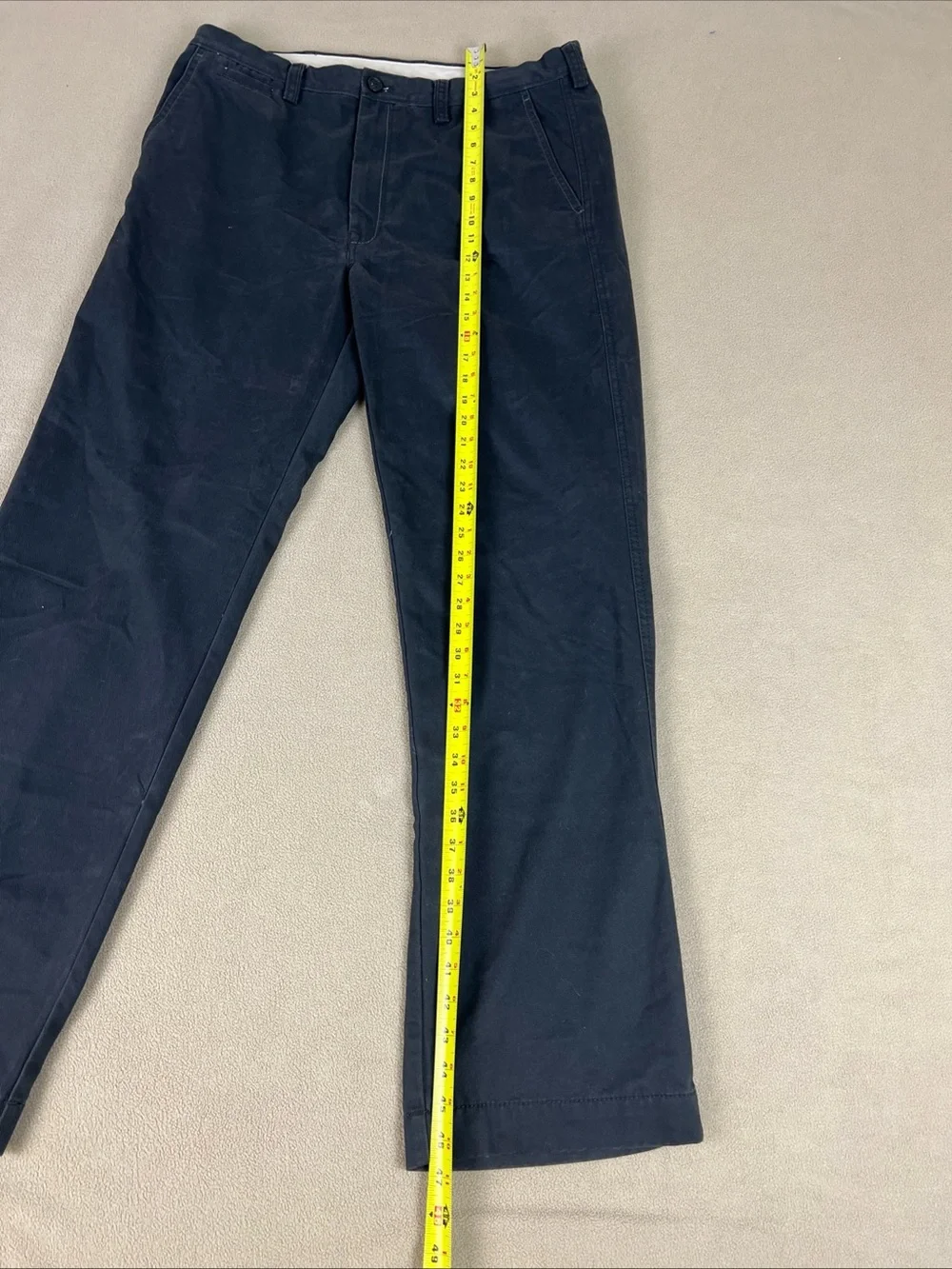 Haggar Relaxed Straight Khaki Pants, Dark Grey. Repreve. Men's Sz 36x34